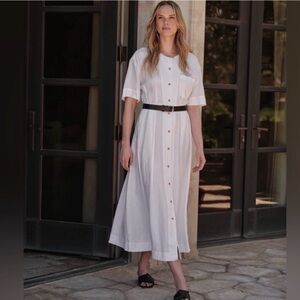 Jenni Kayne Day Linen Midi Dress